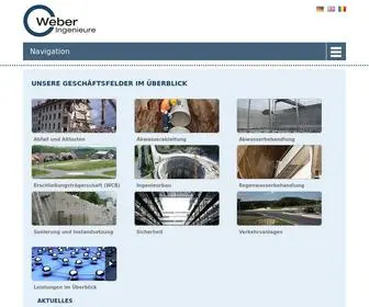 Weber-ING.de(Weber Ingenieure) Screenshot