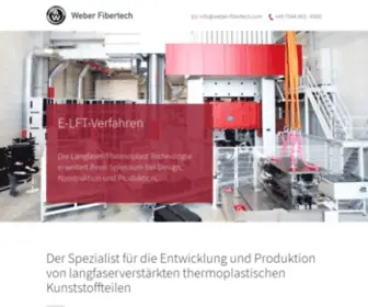 Weber-Motor.com(Weber Fibertech) Screenshot