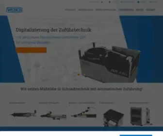 Weber-Online.com(Schraubtechnik, Handschrauber, Schraubsysteme zur Montageautomation) Screenshot