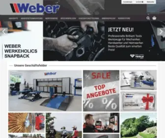 Weber-Werke.de(Erfahrung und modernste Geräte unter einem Dach) Screenshot