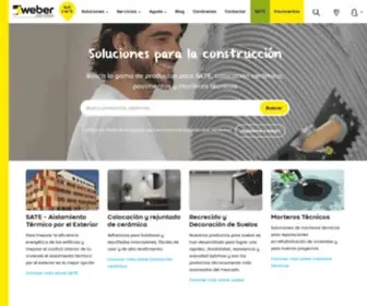 Weber.es(Saint-Gobain Weber España) Screenshot