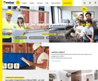 Weber.fr(Façades) Screenshot