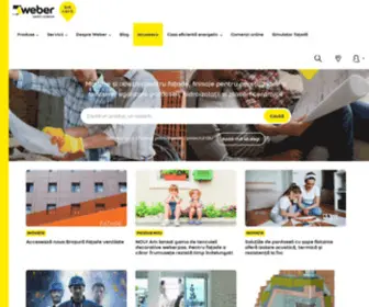 Weber.ro(Saint-Gobain Weber) Screenshot