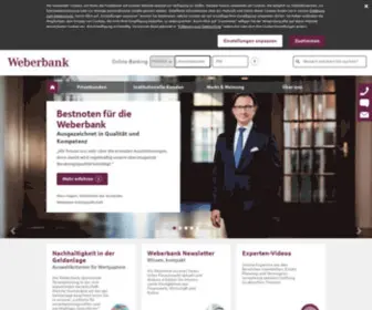 Weberbank.de(Weberbank Actiengesellschaft) Screenshot