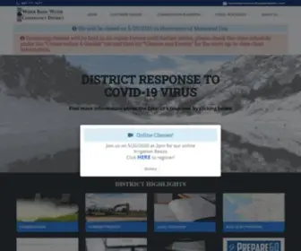 Weberbasin.com(Weber Basin Water Conservancy District Website) Screenshot