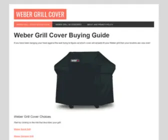 Webergrillcover.com(Weber Grill Covers for Spirit) Screenshot