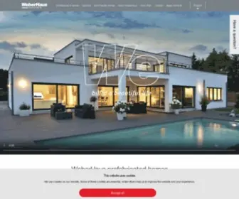 Weberhaus.co.uk(Prefabricated Homes) Screenshot