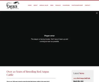 Weberlandandcattle.com(Weber Land & Cattle) Screenshot