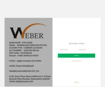 Weberleads.in(Wholesale Online Messaging Company) Screenshot