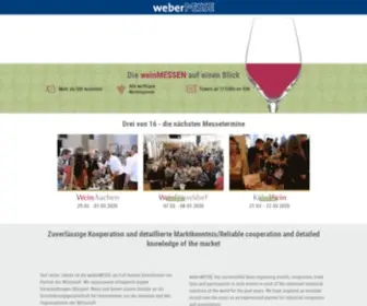 Webermesse.de(Hier finden Sie Informationen zu Weinmessen in ganz Deutschland) Screenshot