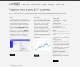 Weberp.org(WebERP Home) Screenshot