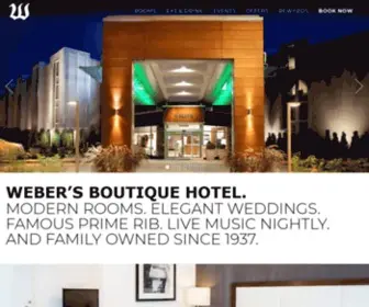 Webersannarbor.com(Weber's Boutique Hotel) Screenshot