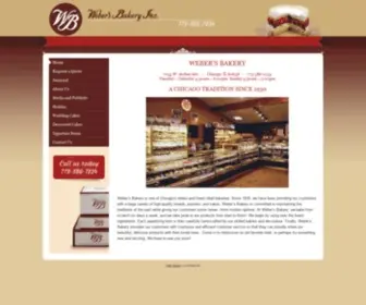 Webersbakery.com(Weber's Bakery) Screenshot