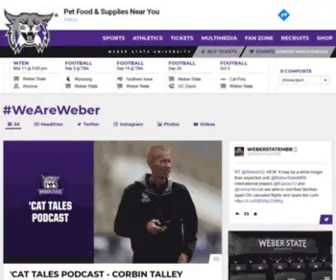 Weberstatesports.com(Weber State Wildcats Official Athletics Site) Screenshot