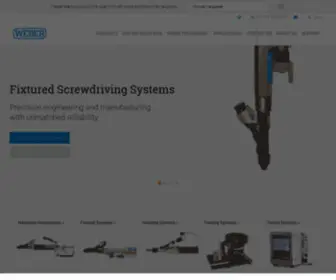 Weberusa.com(Screwdriving Systems) Screenshot