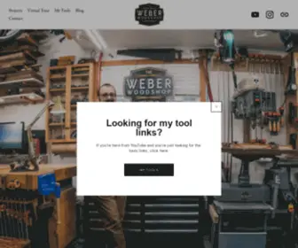 Weberwoodshop.com(The Weber Woodshop) Screenshot