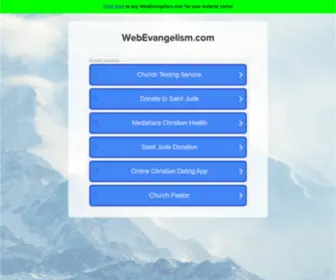 Webevangelism.com(Need Him) Screenshot