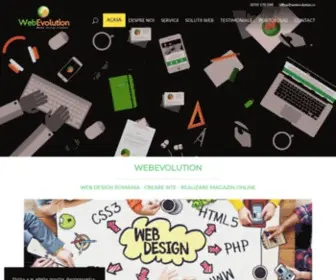 Webevolution.ro(Web design WebEvolution) Screenshot