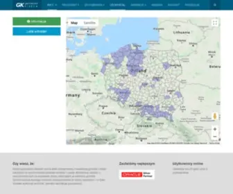 Webewid.pl(Geoportal Ewid 2007) Screenshot
