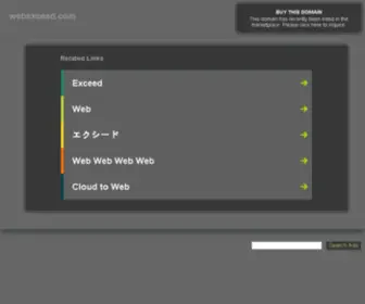 Webexceed.com(For Sale) Screenshot