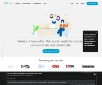 Webexconnect.com(思科 WebEx) Screenshot