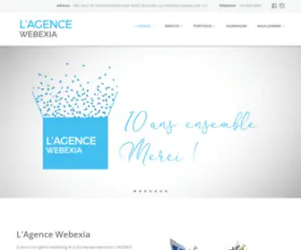 Webexia.ca(L'Agence Webexia) Screenshot