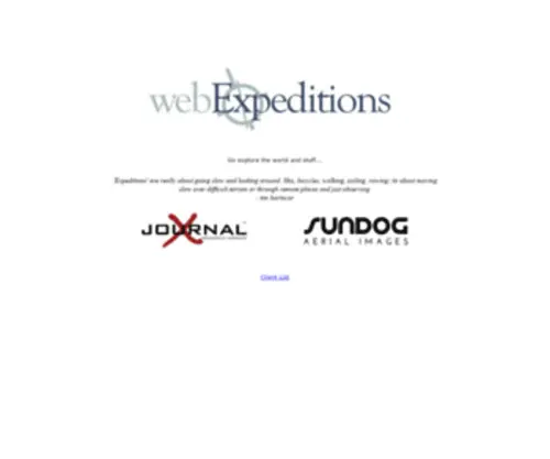 Webexpeditions.net(Professional Expedition Web Development) Screenshot