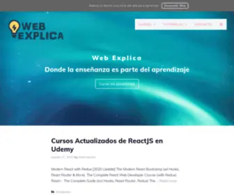 Webexplica.com(Web Explica) Screenshot