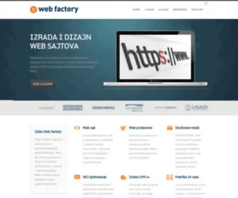 Webfactory.rs(Web Factory) Screenshot