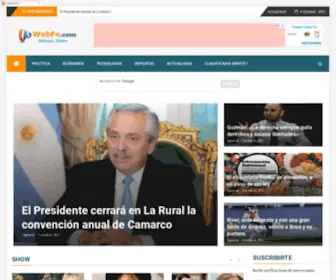 Webfe.com(Argentina) Screenshot