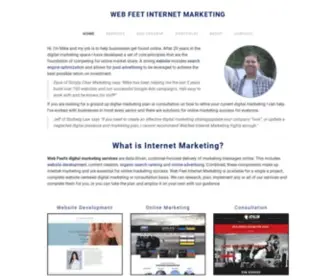 Webfeetim.com(Web Feet Internet Marketing) Screenshot