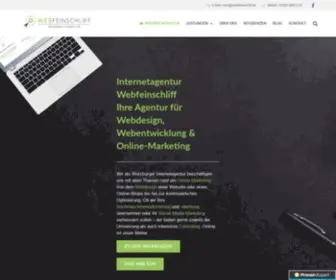 Webfeinschliff.de(Internetagentur) Screenshot