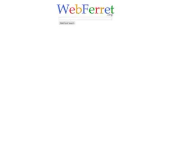 Webferret.org(Webferret) Screenshot