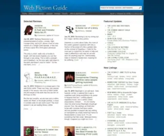 Webfictionguide.com(Web Fiction Guide) Screenshot