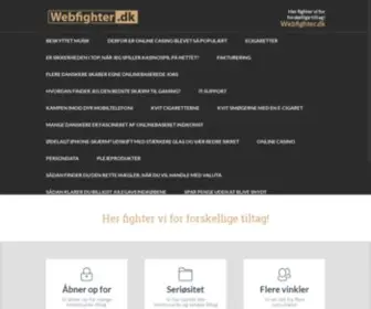 Webfighter.dk(Webfighter) Screenshot