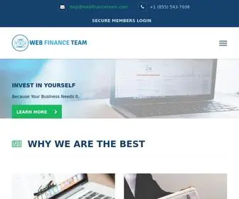 Webfinanceteam.com(Web Finance Team) Screenshot