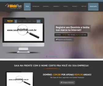 Webfive.com.br(Webfive) Screenshot