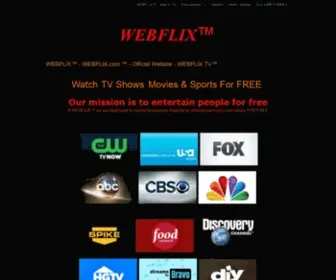 Webflix.com(Free tv) Screenshot