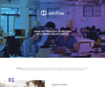 Webflow.com.ar(Procesos de gestión de clientes) Screenshot