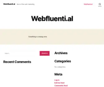 Webfluenti.al(webfluenti) Screenshot