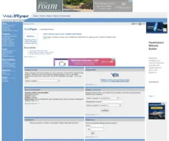 Webflyer.com(The Frequent Flyer Authority) Screenshot