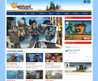 Webfootgames.com(Webfoot Technologies) Screenshot
