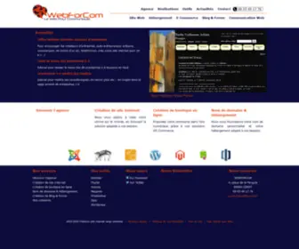 Webforcom.fr(Création site internet cergy) Screenshot