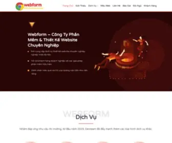 Webform.com.vn(Giải pháp thiết kế website chuyên nghiệp) Screenshot
