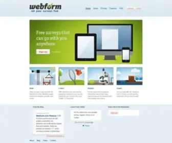 Webform.com(Online Surveys & Contact Forms) Screenshot