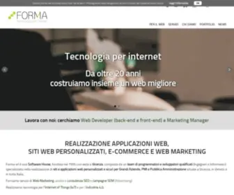 Webforma.it(Web Agency e Software House di Vicenza) Screenshot