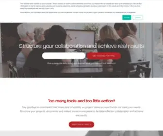 Webforum.com(Structure your collaboration and achieve real results) Screenshot