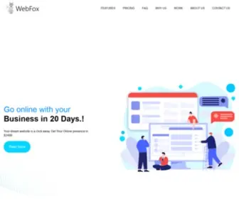 Webfox.dev(Top Rated On Demand Website Development Company) Screenshot