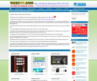 Webfpt.com(Tự thiết kế web online) Screenshot