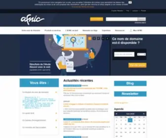 Web.fr(Afnic, solution de Registre Internet des noms de domaine Accueil) Screenshot